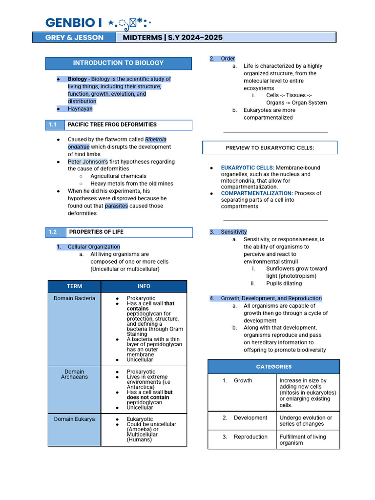 GENBIO _ G&J | PDF | Diet & Nutrition | Chemistry