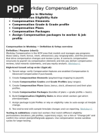 Workday Compensation Framework Guide | PDF | Salary | Employment