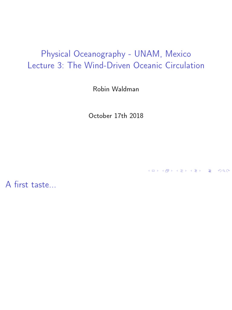 Wind-Driven Ocean Circulation Explained | PDF | Dynamics (Mechanics ...