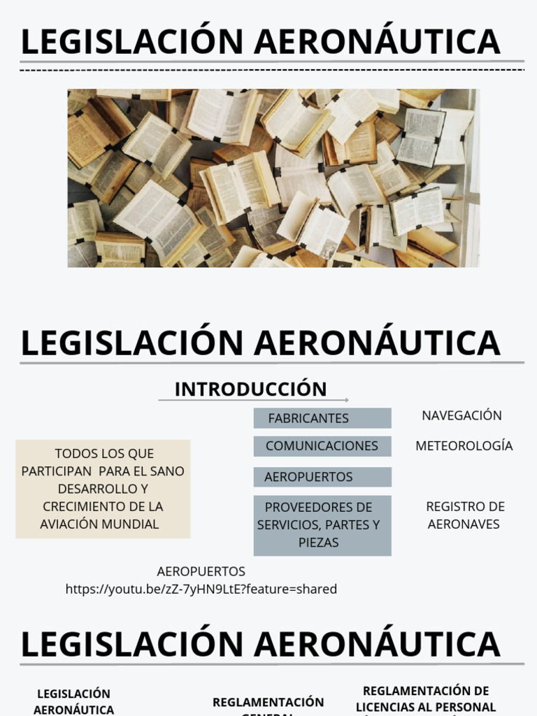 LEGISLACI%C3%93N AERON%C3%81UTICA | PDF | Aviación | Aviación Civil