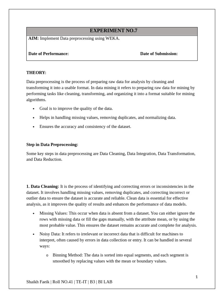 exp 7 | PDF | Data | Information