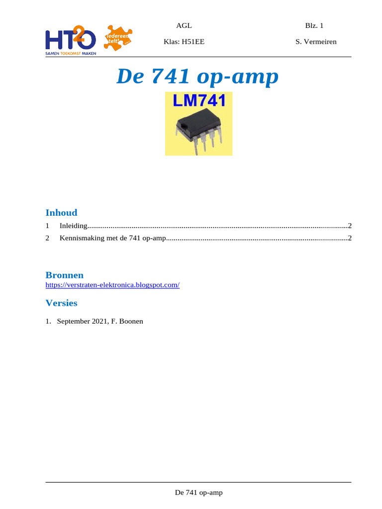 02 de 741 Op-Amp | PDF