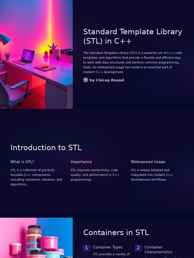 C++ Standard Template Library Guide | PDF | C++ | Object Oriented ...