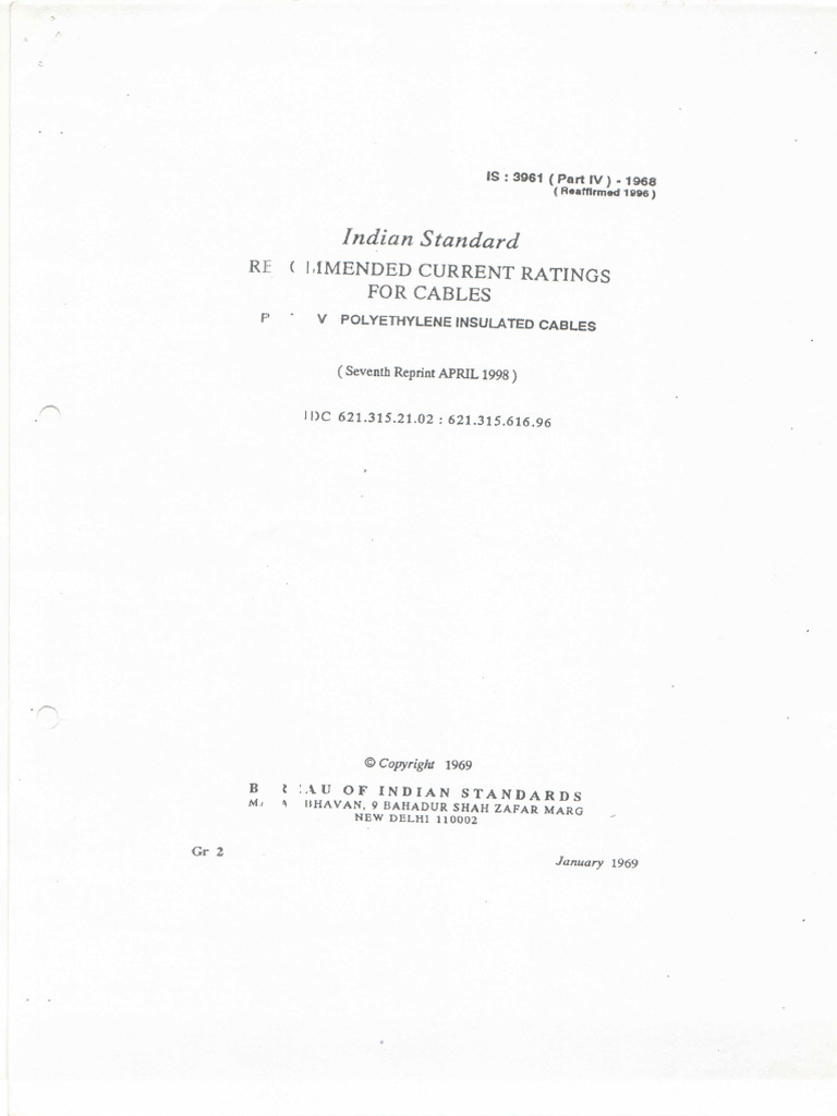 Is 3961 (Part 4) 1968 | PDF