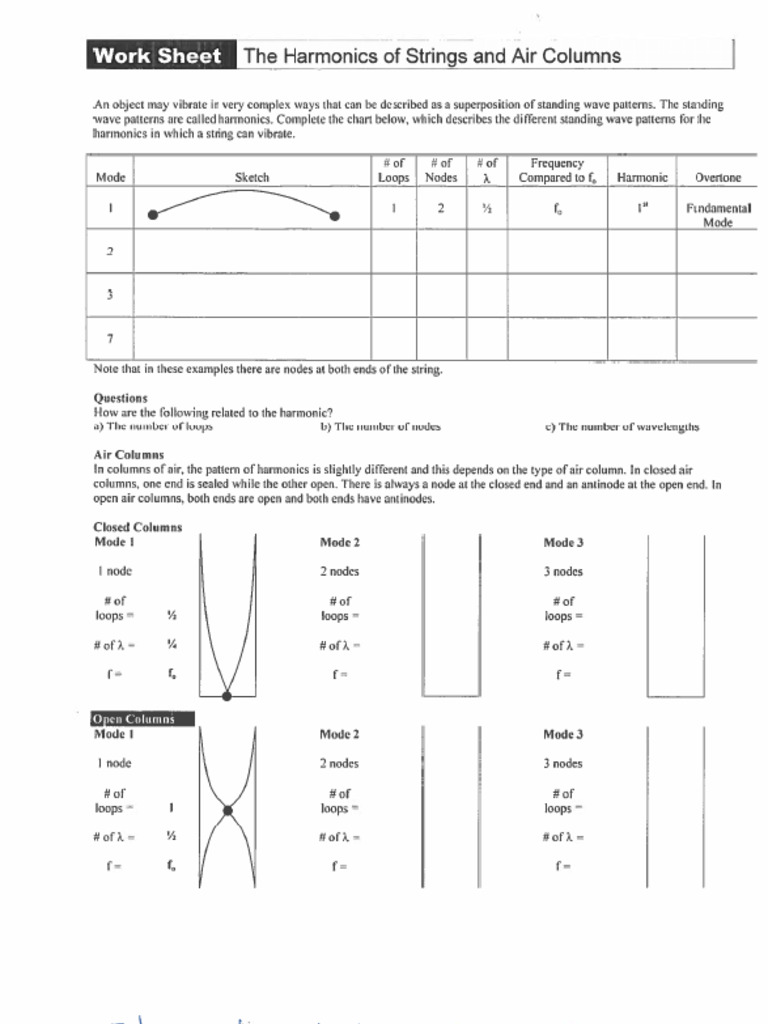 05 - Ch. 9 - 10 Worksheets | PDF
