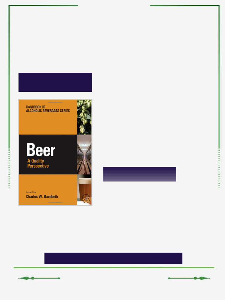 Beer A Quality Perspective 1st Edition Charles Bamforth ebook full ...