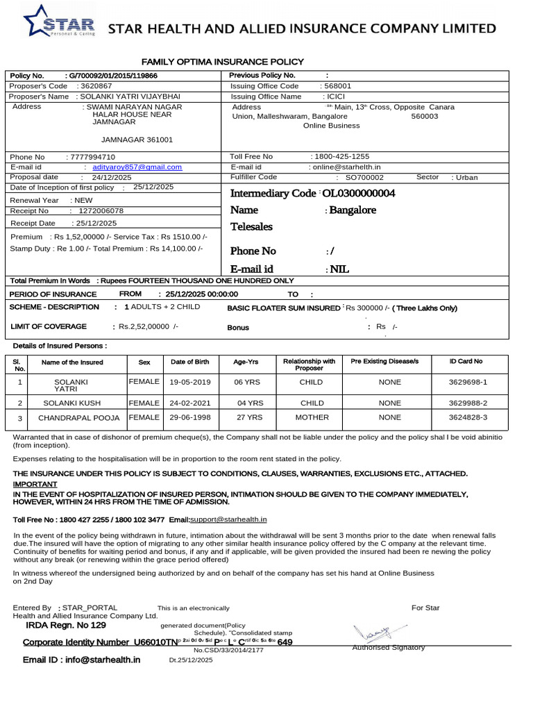 555235051-277713967--Insurance-Policy-（1） | PDF | Financial Services ...