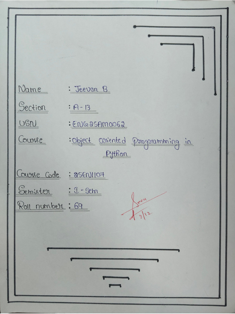 Oops Assignment 3. | PDF