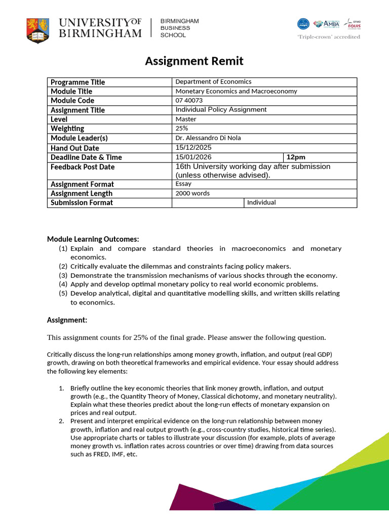 4. Assignment Remit - 40073 Individual Policy Assignment-1 | PDF ...