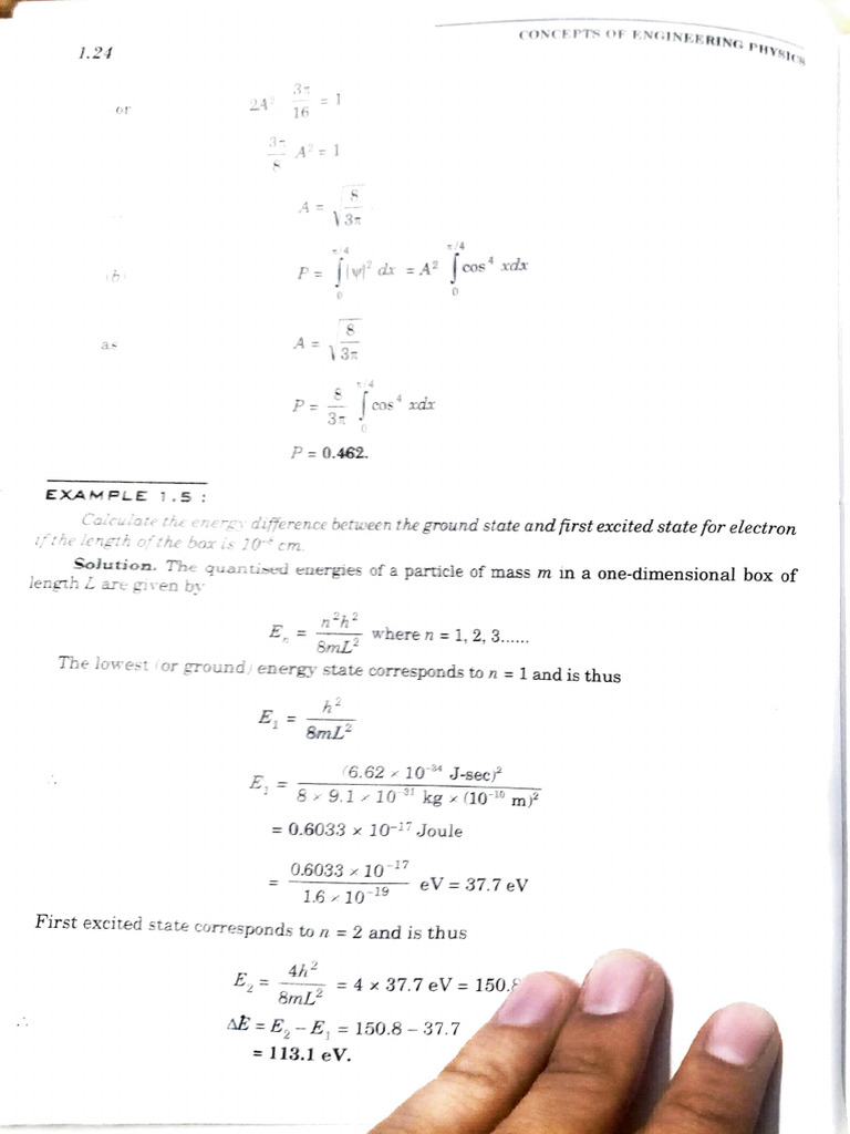 Energy Calculations in Quantum Mechanics | PDF | Electronvolt | Electron