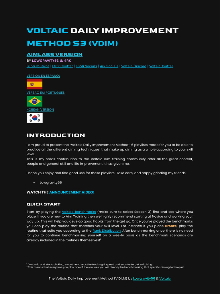 Voltaic Daily Improvement Method Guide | PDF