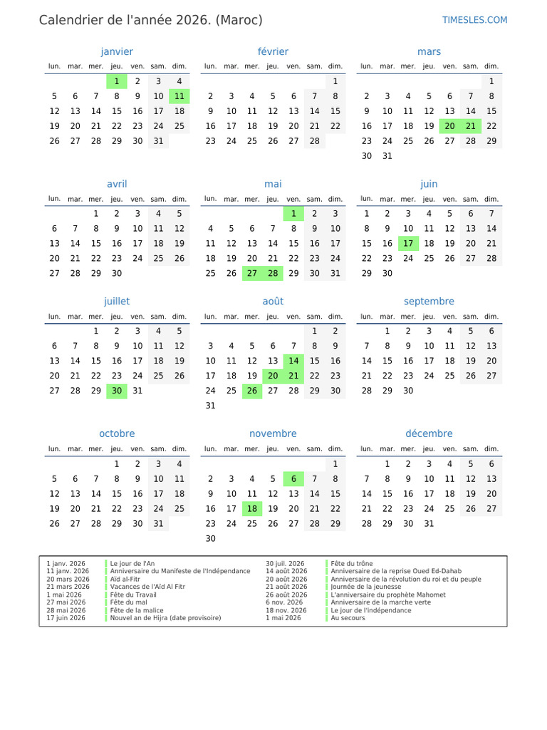 calendrier-2026-maroc-f-tes-et-jours-cl-s-pdf