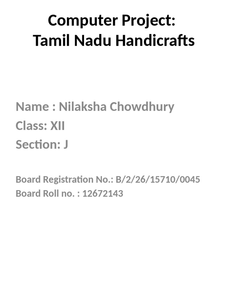 Cs Project Nilaksha | PDF