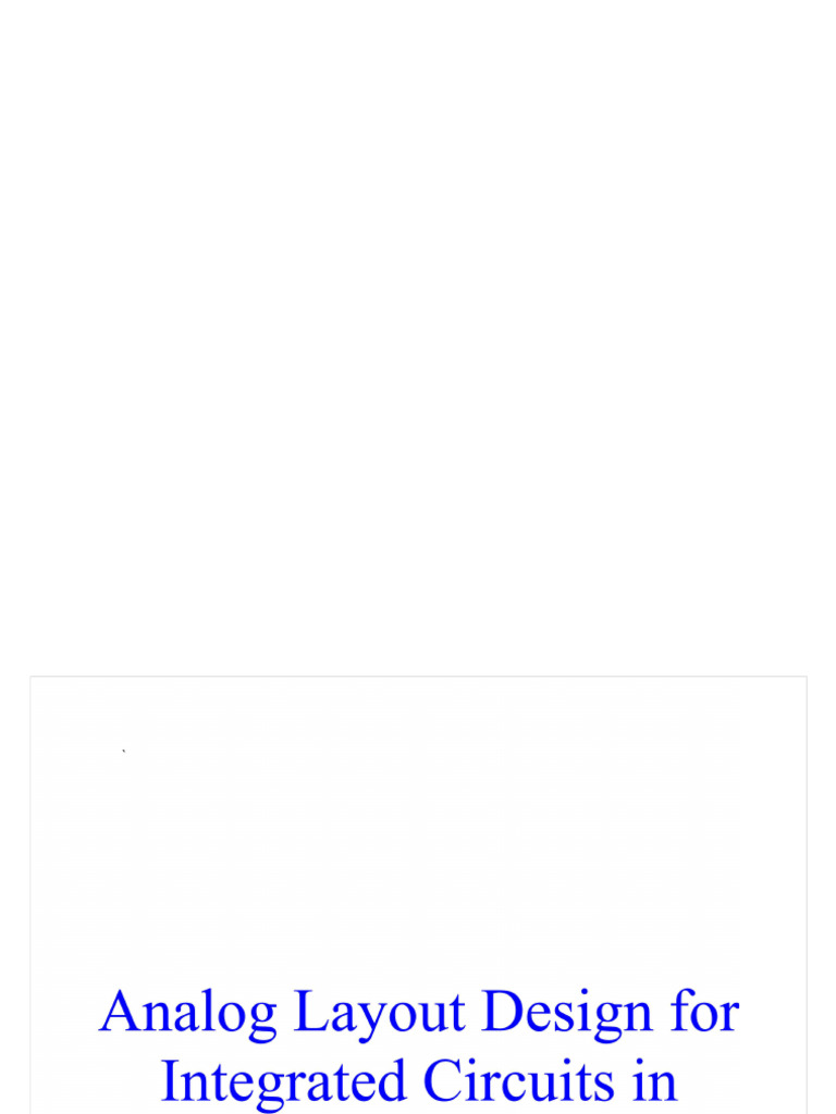 Analog | PDF