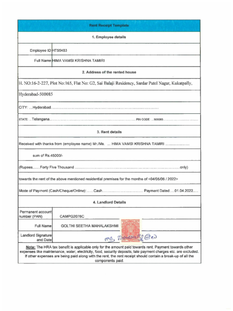 House Rent | PDF
