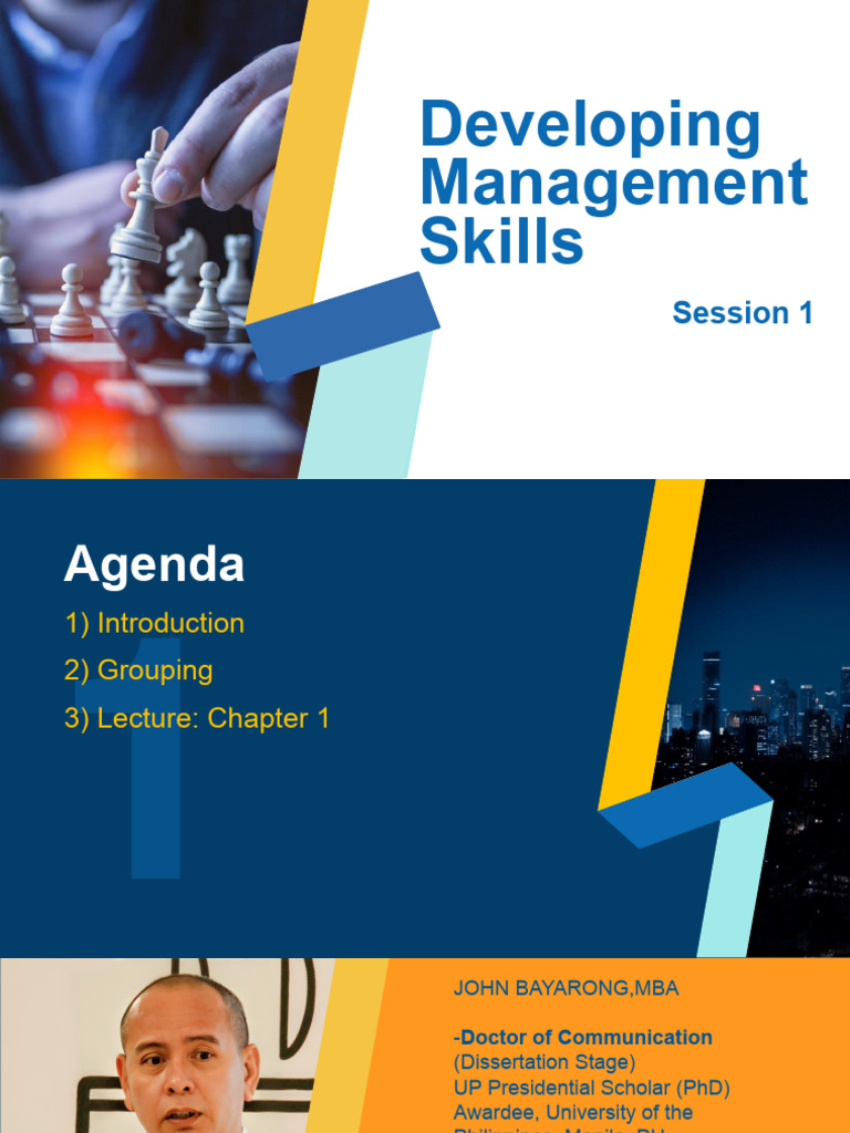 Management Skills Development Agenda | PDF | Learning | Educational ...