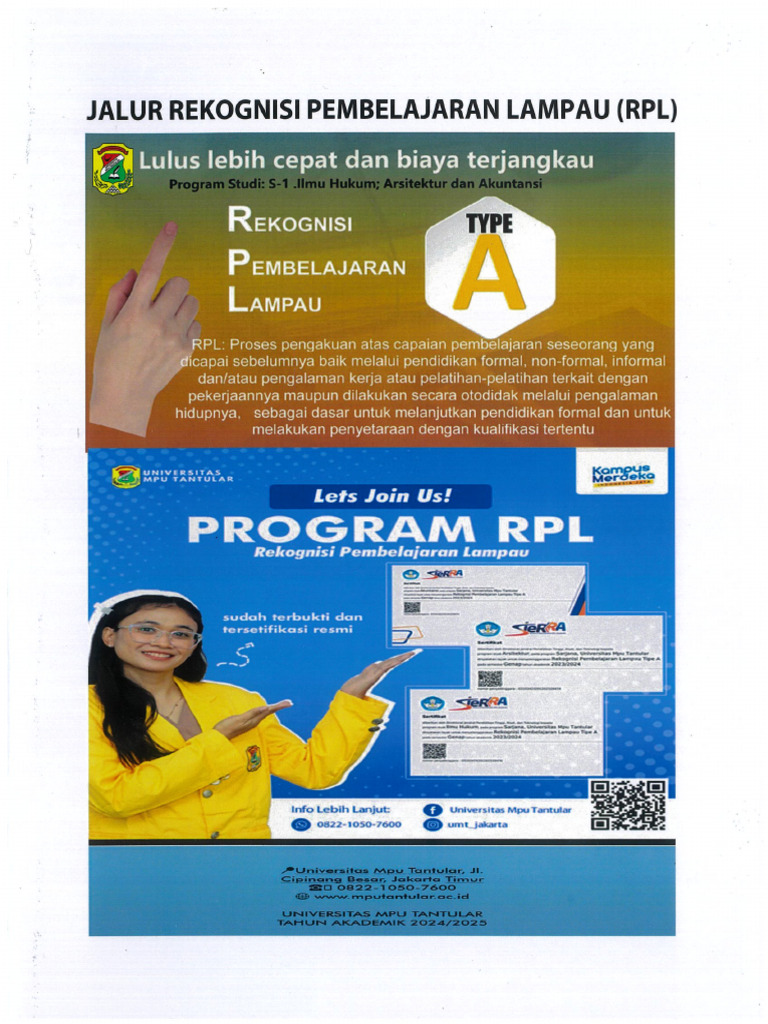 Brosur Jalur RPL | PDF