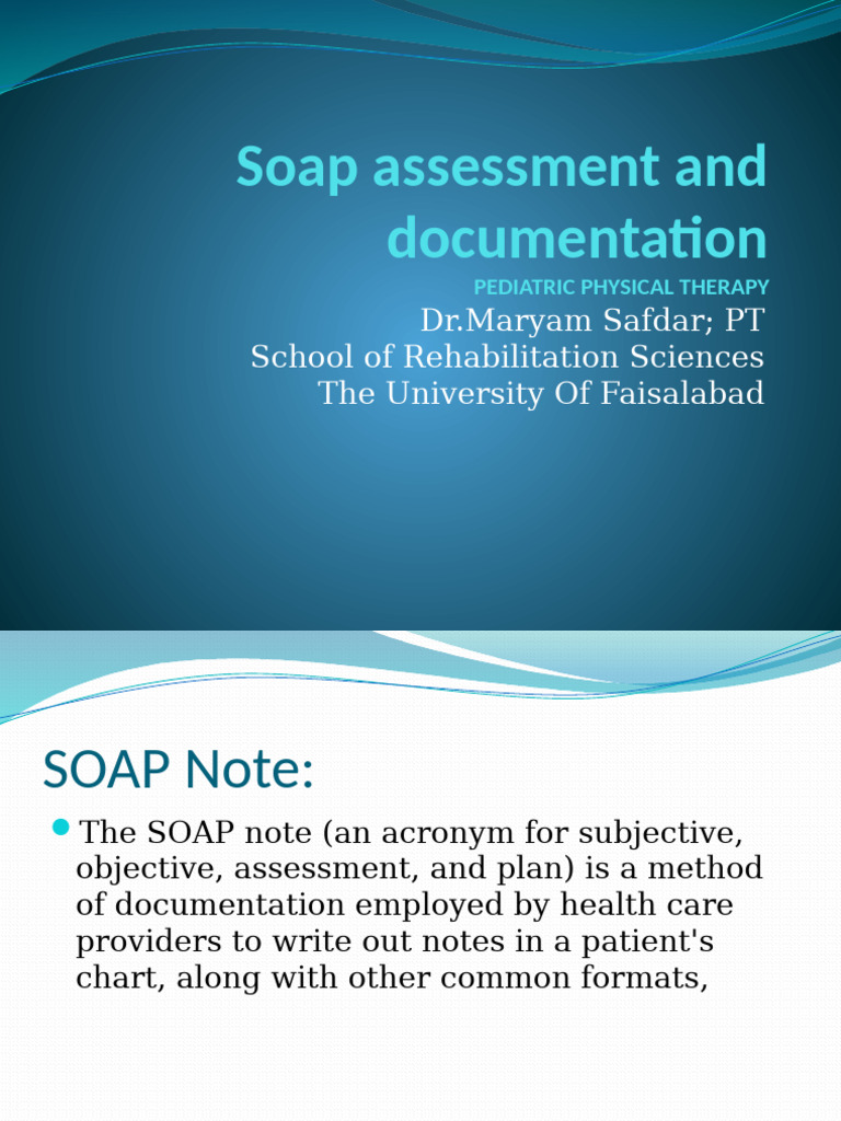 Pediatric SOAP Note Guide | PDF | Medical Diagnosis | Diseases And ...