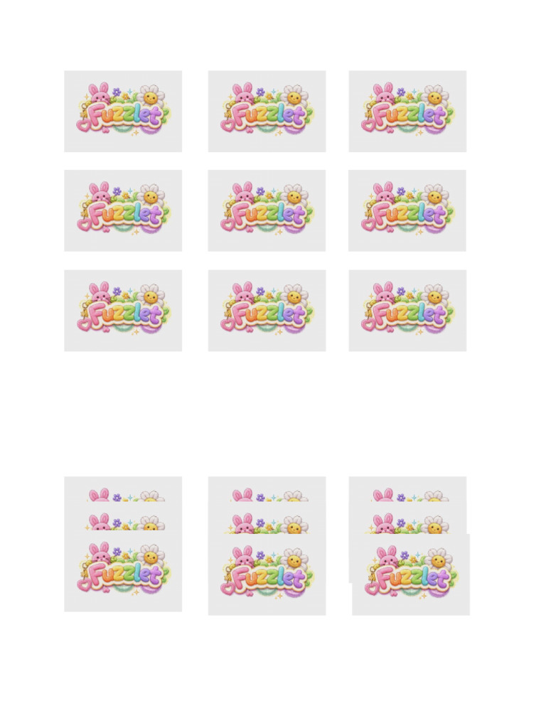 Fuzzlet Logo For Printing | PDF