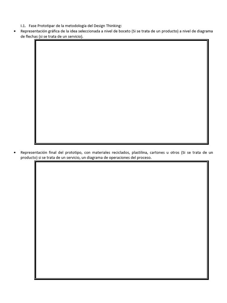 Fase Prototipar de La Metodología Del Design Thinking | PDF