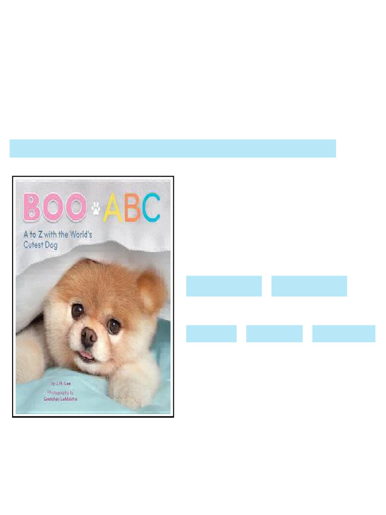 Boo Abc A To Z With The Worlds Cutest Dog J H Lee Lee J H ebook fully ...