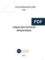 Trabalho Final Factos Na Petiçao Inicial