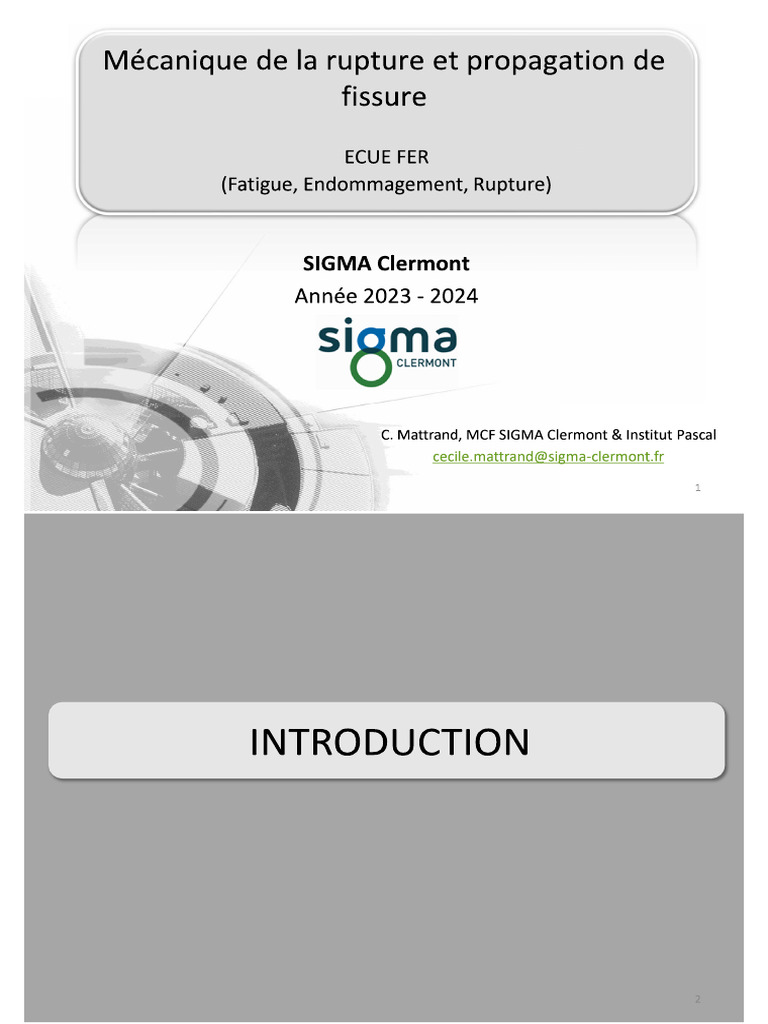 Cours_FER_2A_C1_2023_2024_print | PDF