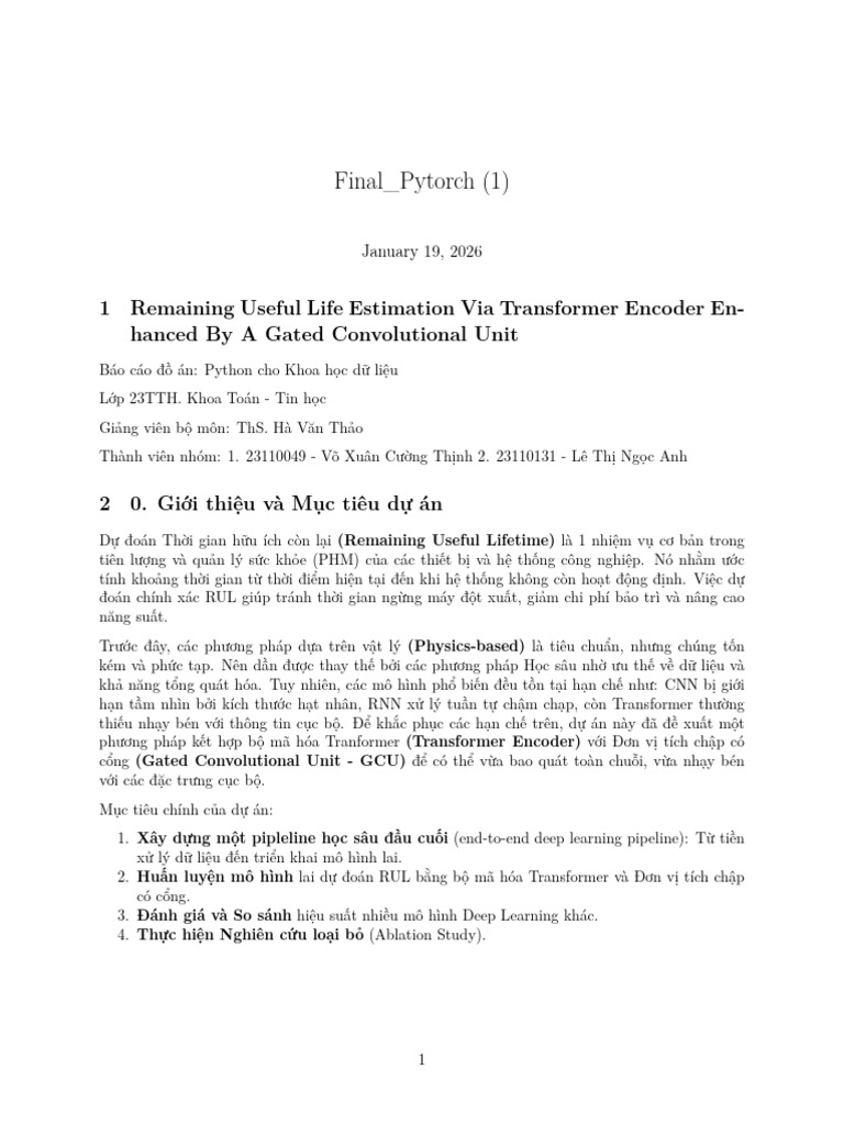 Final Pytorch | PDF