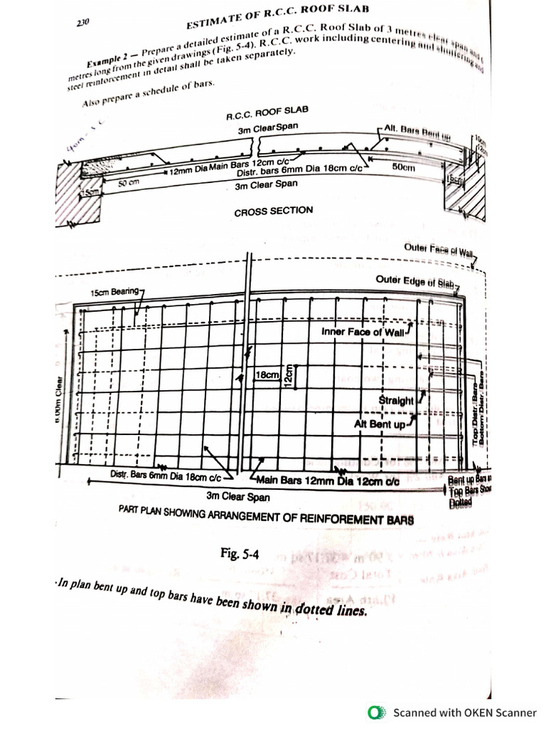 RCC Steel Quantity Estimation | PDF