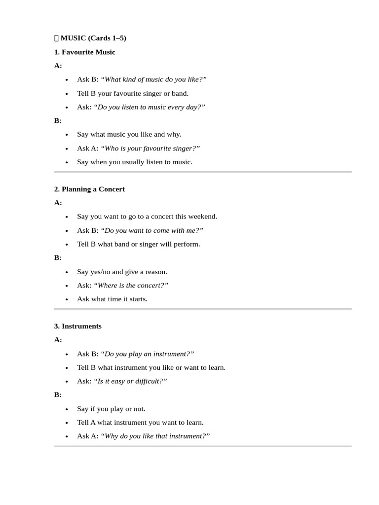 Speaking 6 | PDF