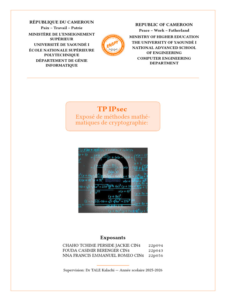 Méthodes de Cryptographie VPN IPsec | PDF | Protocoles de communication ...