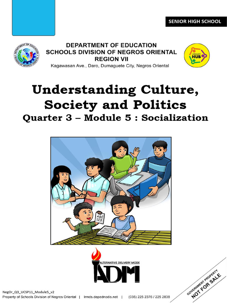 Socialization in Culture and Society Module | PDF | Deviance (Sociology ...