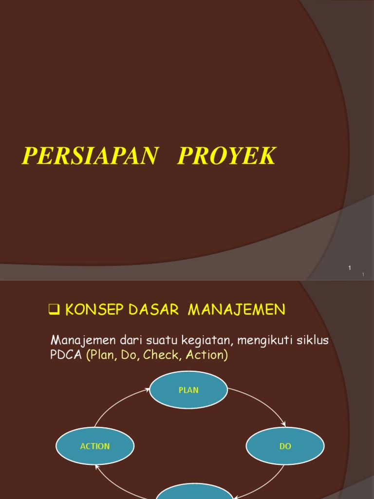 Persiapan Proyek