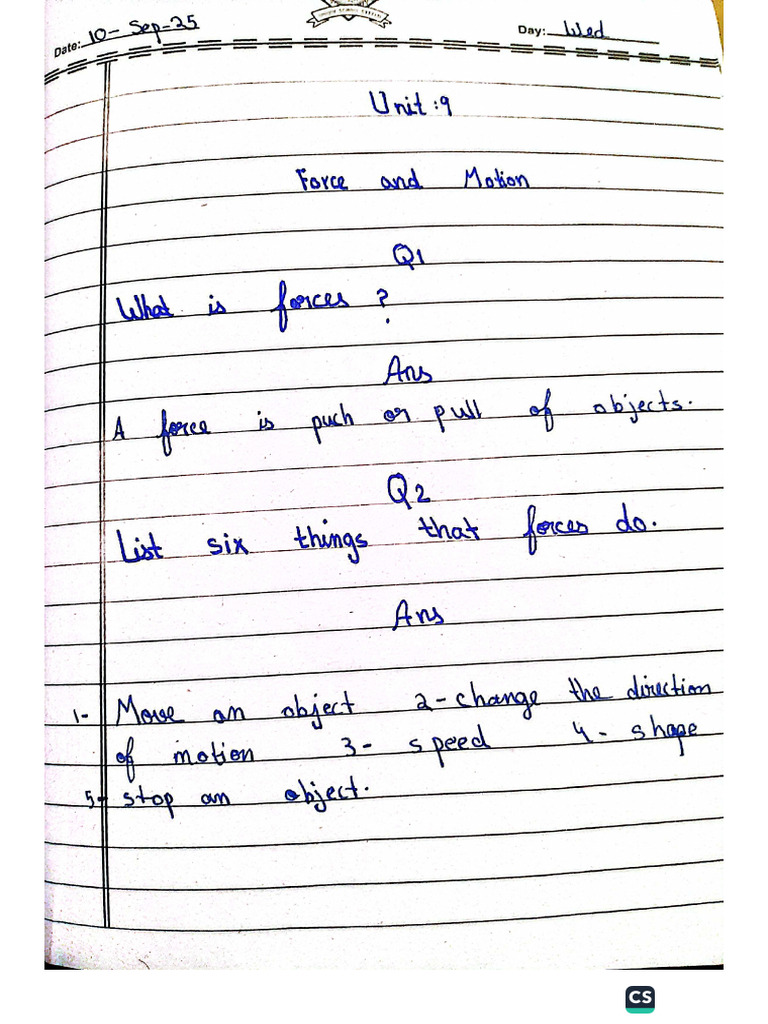 Class 7 Science Unit 9 | PDF