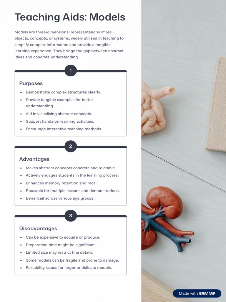 Teaching Aids Models | PDF | Learning | Concept