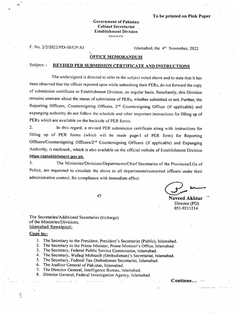 Revised PER Form BS 19-20 Officers | PDF