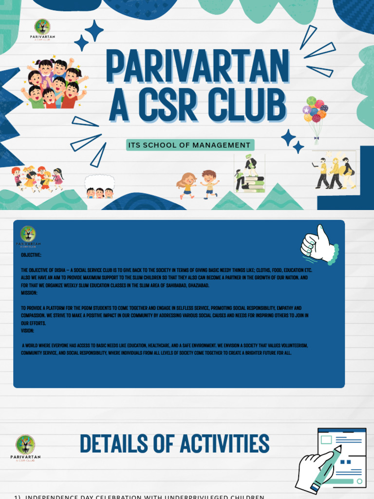 PARIVARTAN A CSR CLUB_20250520_134525_0000 | PDF