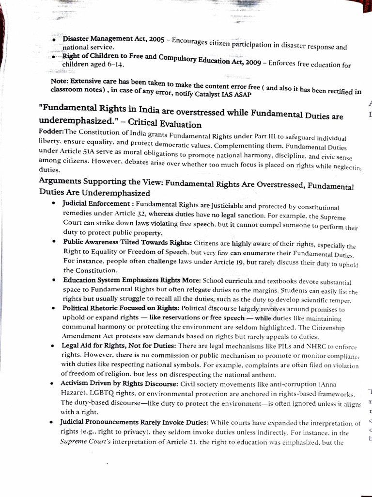 FD & FR | PDF | Fundamental Rights | Rights