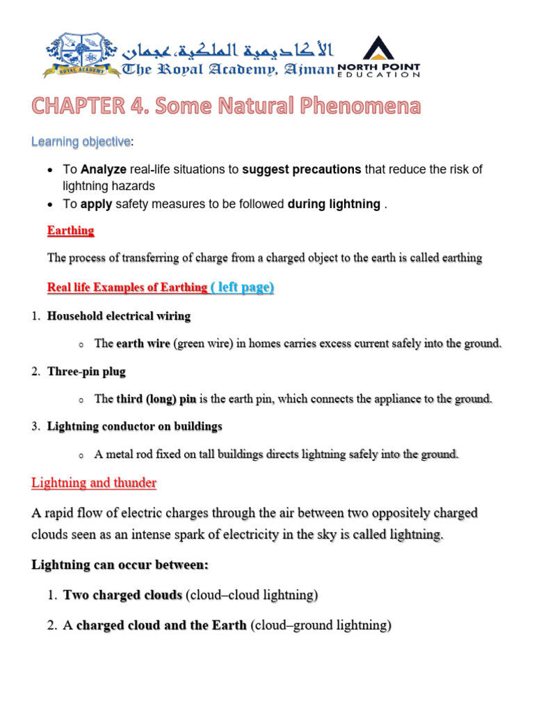 Lightning and Earthquake Safety Measures | PDF | Earthquakes | Lightning