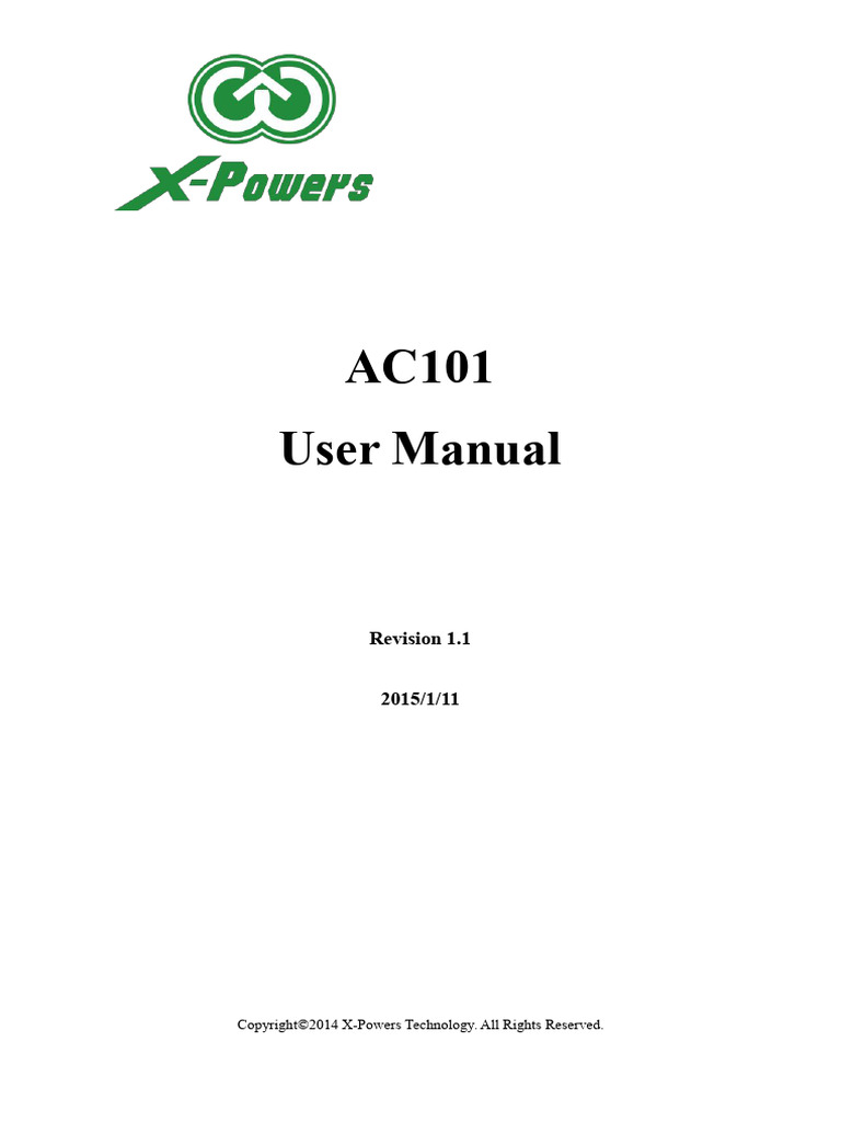 AC101 User Manual for Designers | PDF | Analog To Digital Converter ...