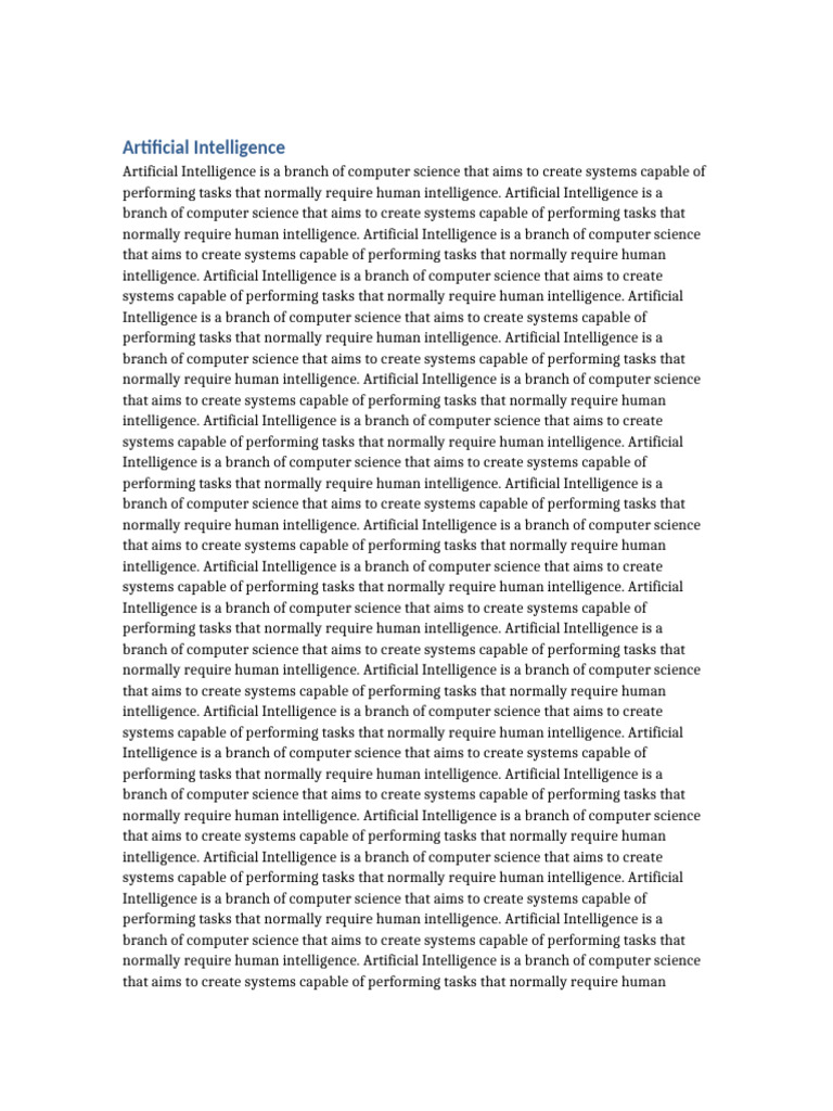 Understanding Artificial Intelligence | PDF | Computer Science ...