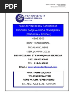 Download HBAE3103 kraf tradisional by Saiful Asrul SN98419095 doc pdf