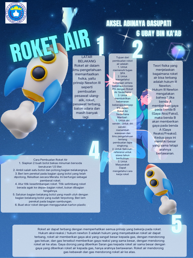 Cara Membuat Roket Air Sederhana | PDF