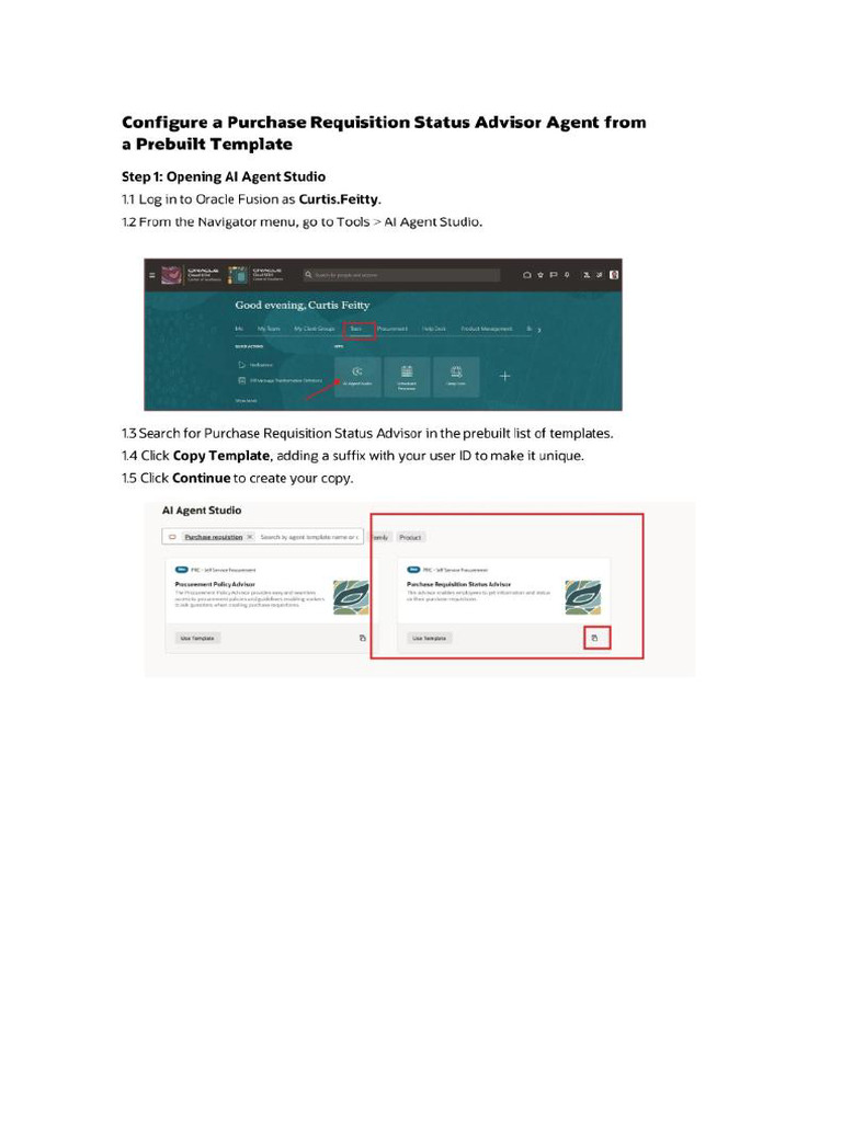 AI Agent Requisition | PDF