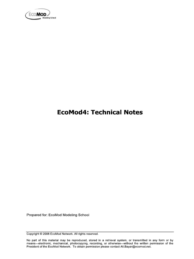Eco Mod 4 | PDF