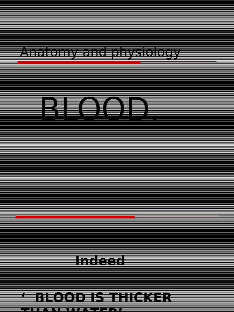 BLOOD | PDF | White Blood Cell | Blood