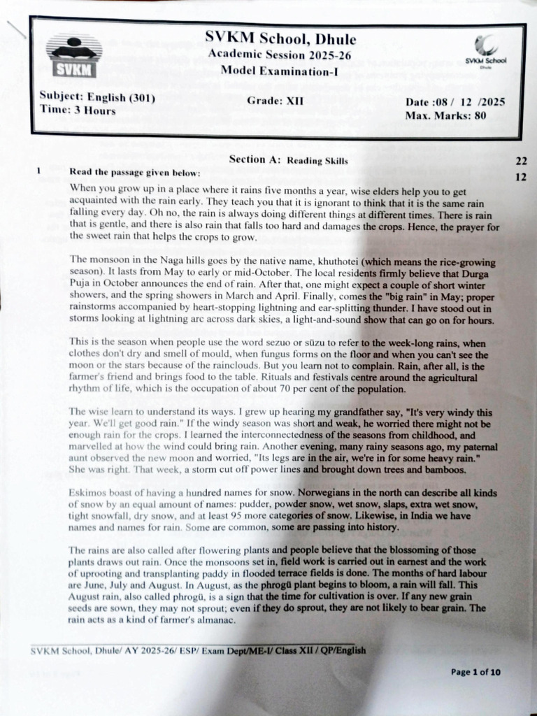 English Paper | PDF