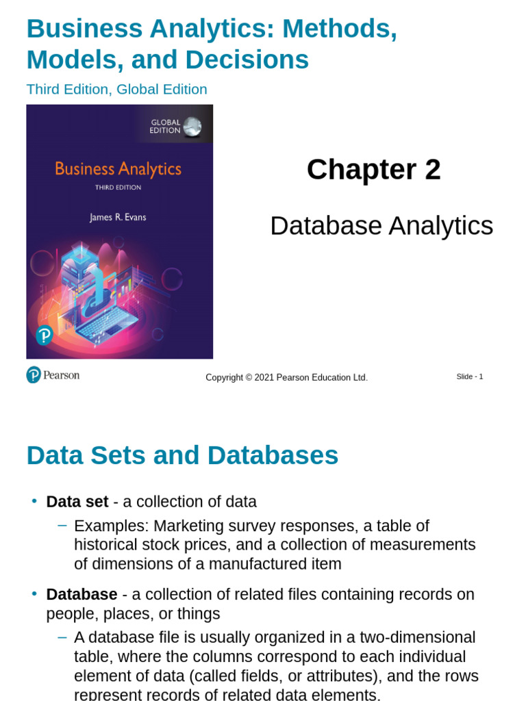 Database Analytics Methods Explained | PDF | Database Index | Table ...