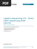 Ligation Sequencing Protocol V14 Guide | PDF | Dna Ligase | Dna Sequencing