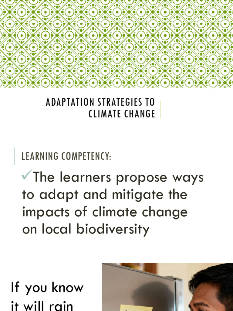 Climate Change Adaptation Strategies | PDF | Climate Change Mitigation ...
